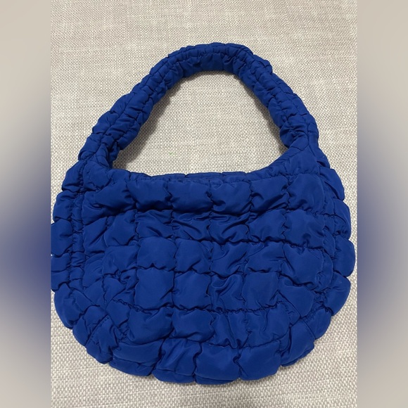 COS Royal Blue Quilted Bag - Picture 1 of 4